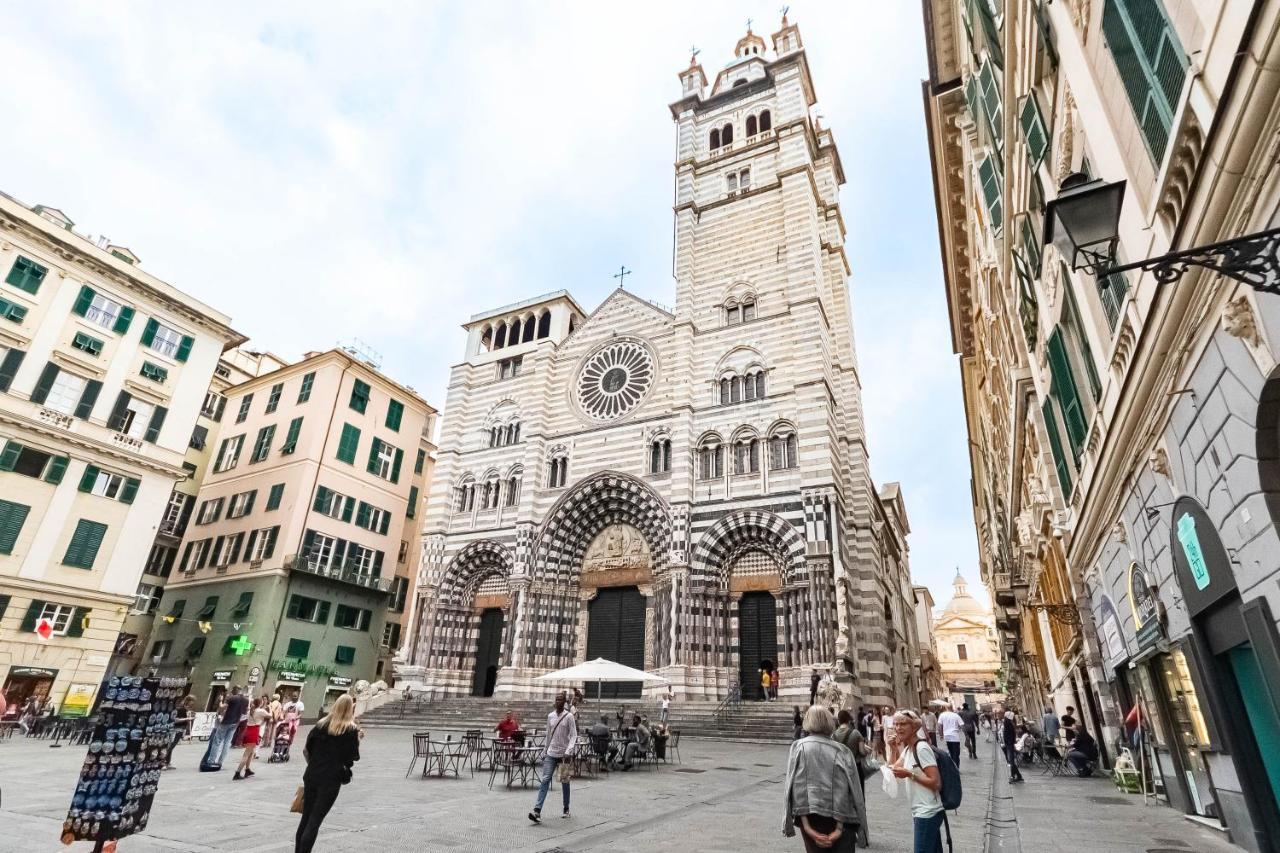 Cattedrale Di San Lorenzo Rooms เจนัว ภายนอก รูปภาพ